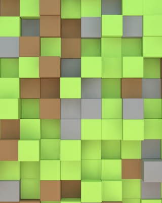 Minecraft Cubes papel de parede para celular para 132x176