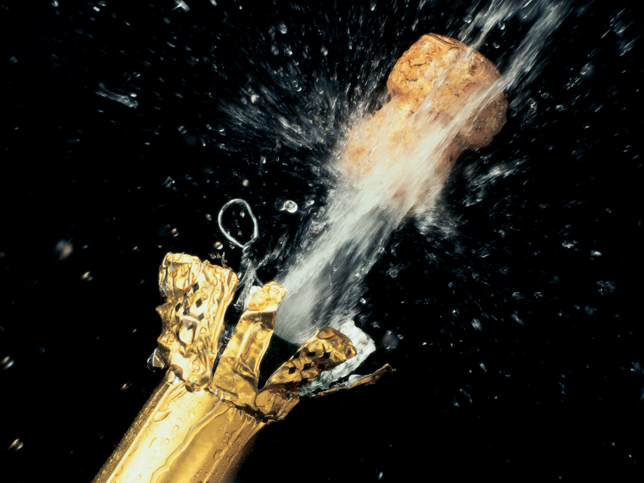 Fondo de pantalla Champagne Cork 1280x960