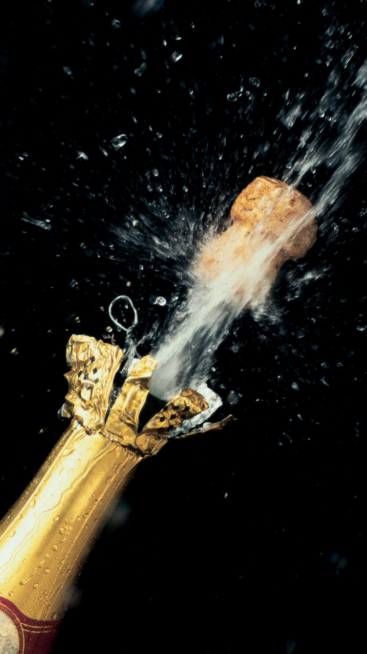Fondo de pantalla Champagne Cork 750x1334