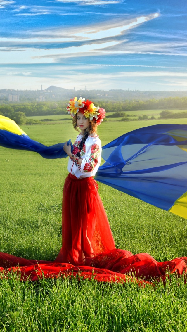 Ukrainian style wallpaper 640x1136