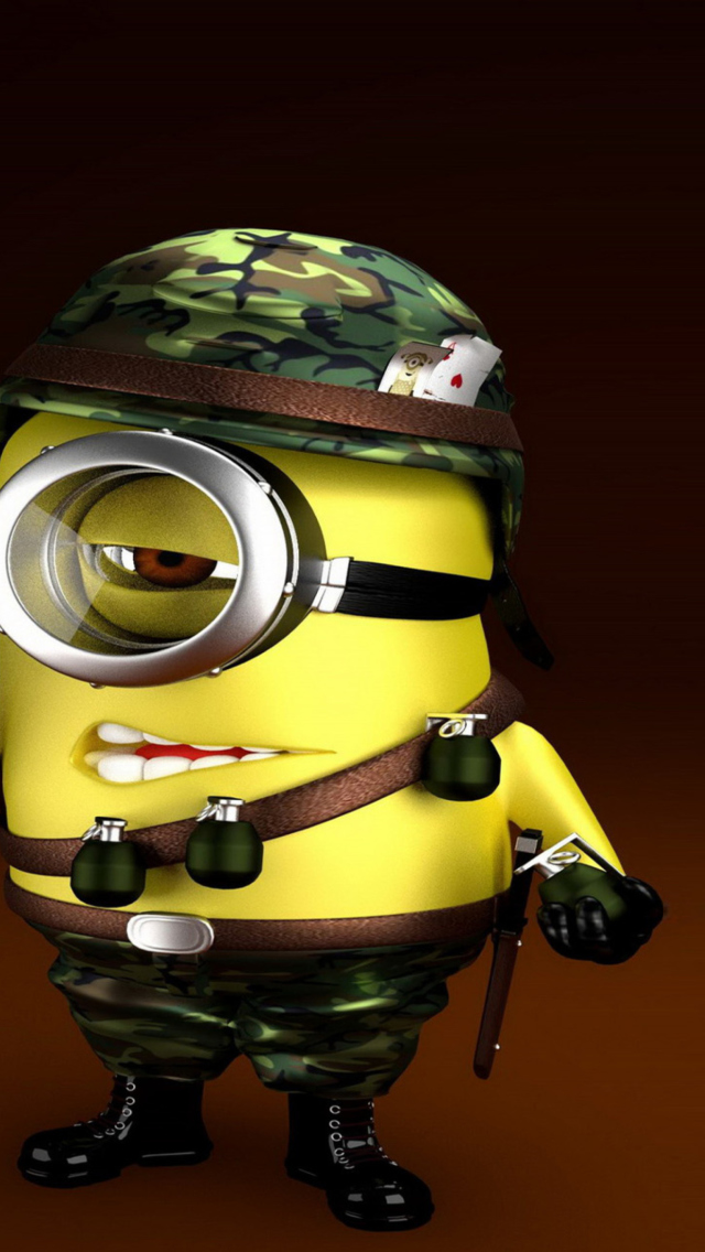 Screenshot №1 pro téma Minion Soldier 640x1136