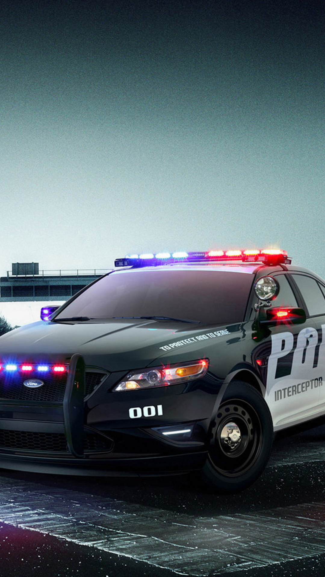 Das Ford Police Interceptor 2016 Wallpaper 1080x1920