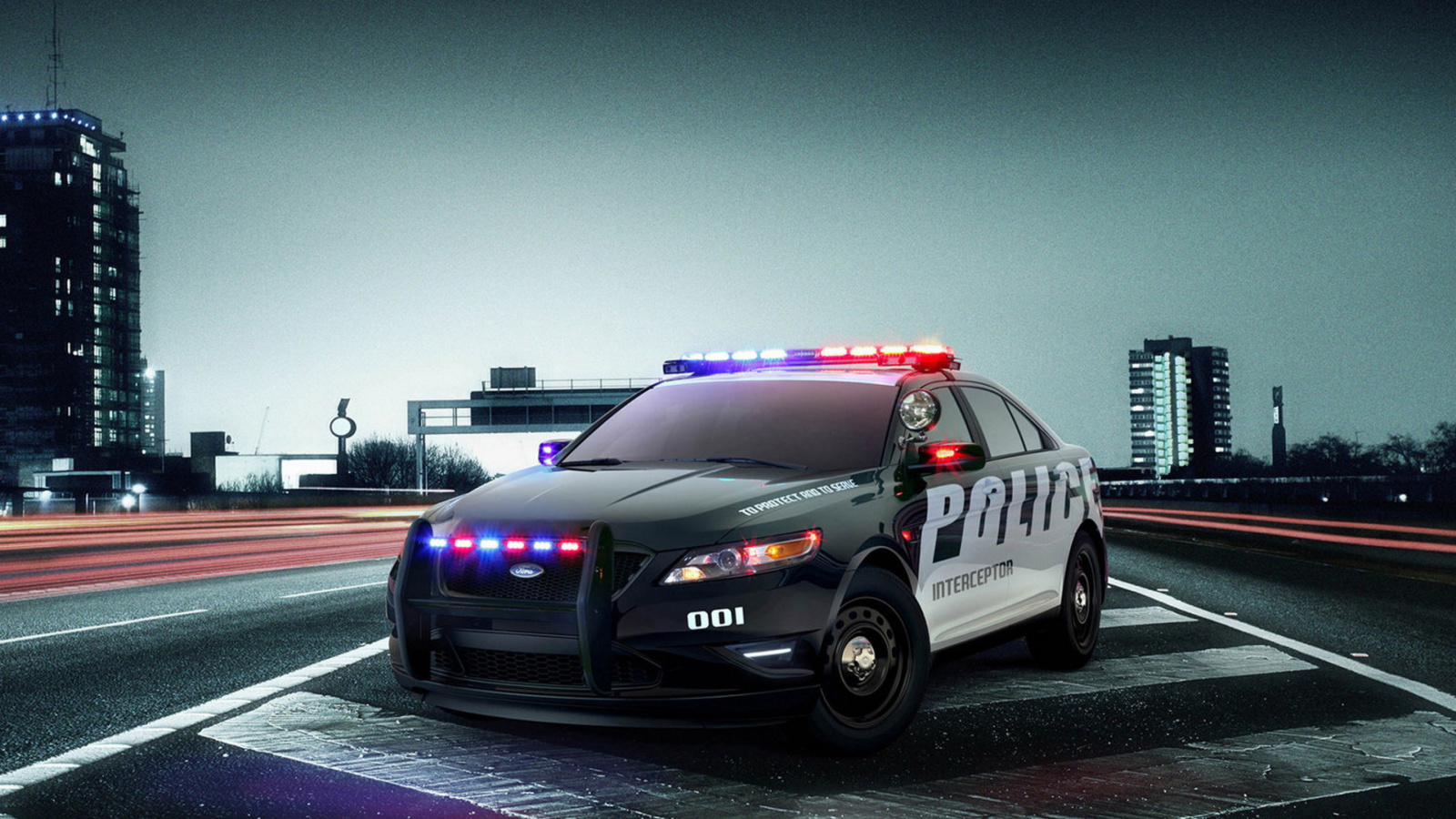 Screenshot №1 pro téma Ford Police Interceptor 2016 1600x900