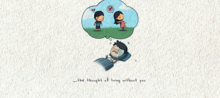 Love Is The Thought Of Living Without You screenshot #1 720x320