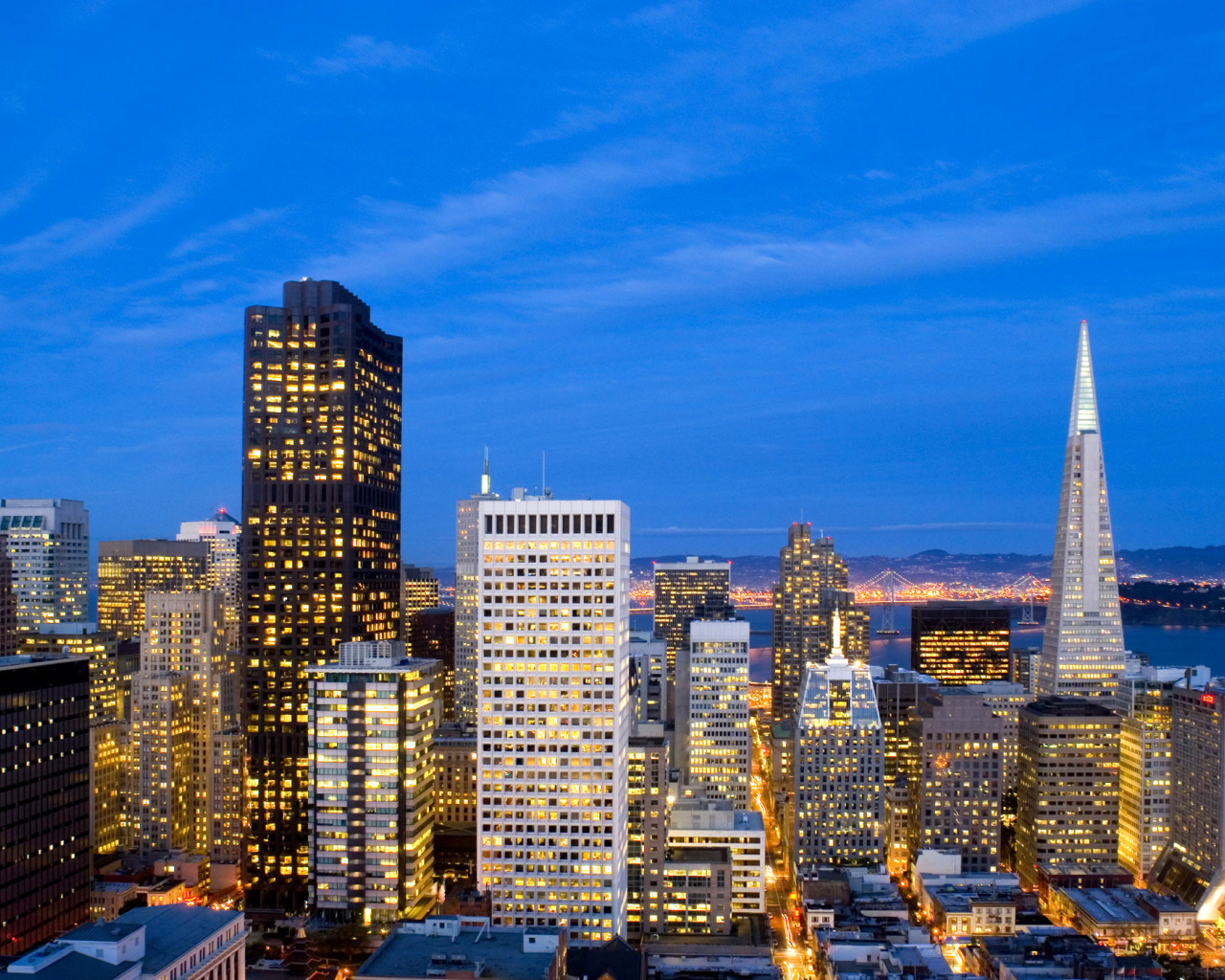 Screenshot №1 pro téma San Francisco Skyline 1280x1024