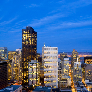 San Francisco Skyline - Obrázkek zdarma pro 1024x1024