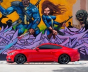 Screenshot №1 pro téma Ford Mustang and Miami Graffiti 176x144