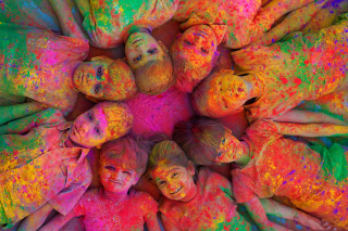 Indian Holi Festival Background for Android, iPhone and iPad
