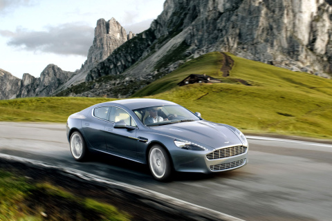 Screenshot №1 pro téma Aston Martin Rapide 480x320