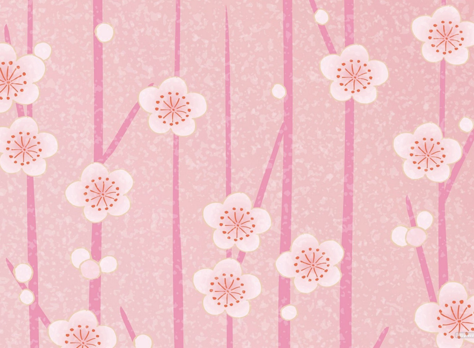 Screenshot №1 pro téma Pink Flowers Wallpaper 1920x1408