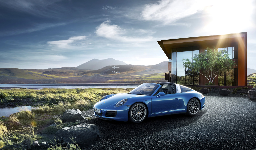 Screenshot №1 pro téma Porsche 911 Targa 4 GTS 1024x600