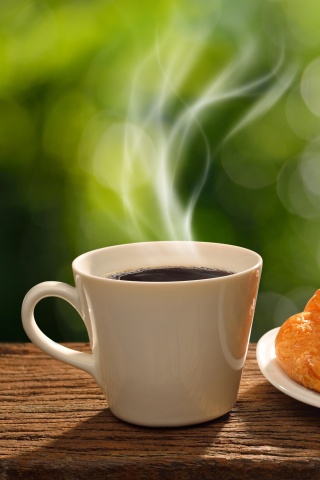 Обои Morning coffee 320x480