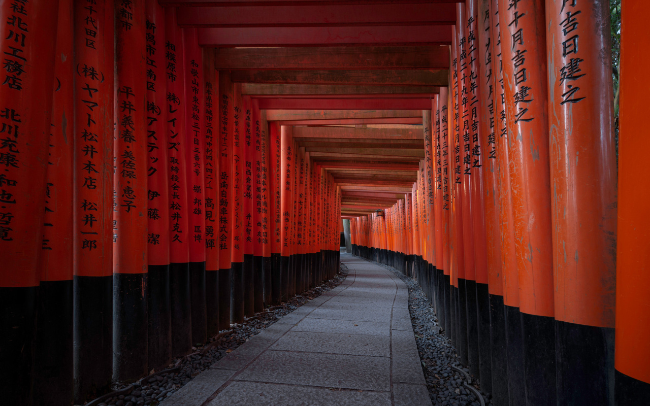 Screenshot №1 pro téma Fushimi Inari Taisha in Kyoto 1280x800