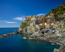 Sfondi Manarola in Riomaggiore, Italy 220x176