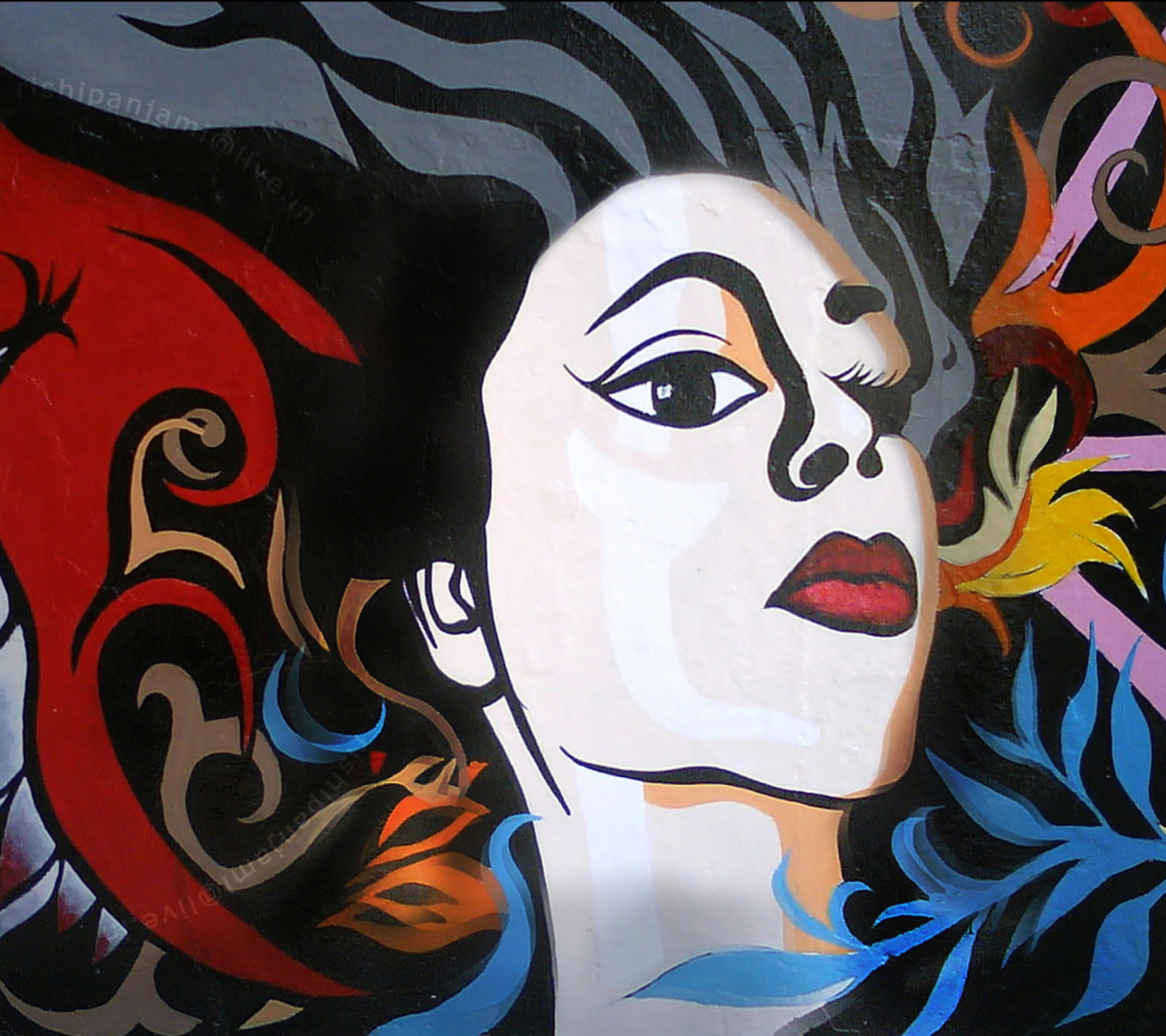 Das Graffity Face Wallpaper 1440x1280