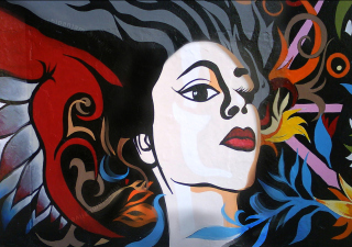 Graffity Face - Obrázkek zdarma pro 1440x900