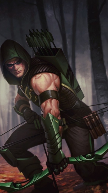 Fondo de pantalla Green Arrow 360x640