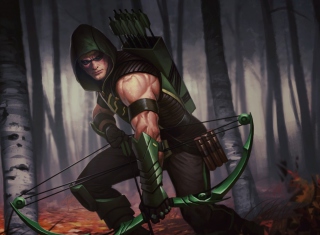 Green Arrow Background for Android, iPhone and iPad