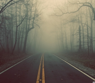 Foggy Road - Obrázkek zdarma pro 2048x2048