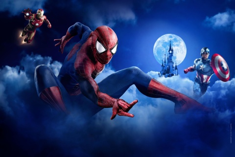 Fondo de pantalla Marvel Super Heroes 480x320