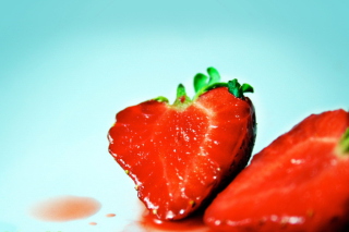 Strawberries Background for Android, iPhone and iPad
