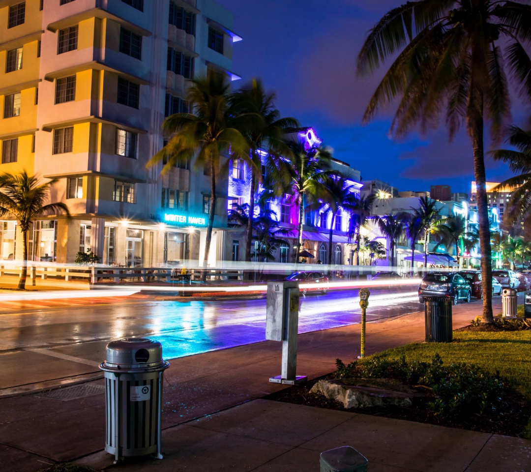 Fondo de pantalla Florida, Miami Evening 1080x960