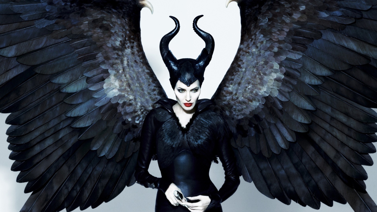 Sfondi Maleficente, Angelina Jolie 1280x720