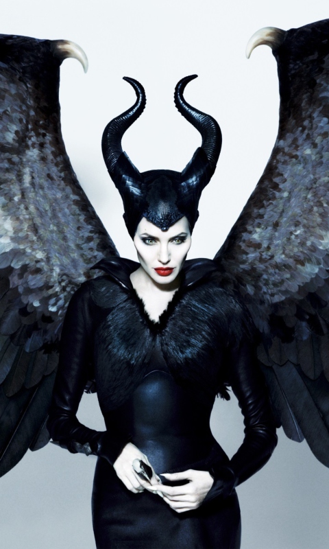 Screenshot №1 pro téma Maleficente, Angelina Jolie 480x800