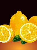 Fondo de pantalla Fresh Lemon Painting 132x176
