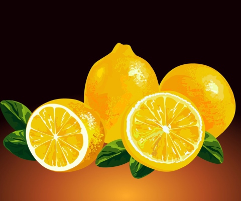 Screenshot №1 pro téma Fresh Lemon Painting 480x400