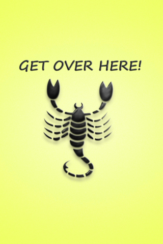 Das Scorpio Sign Wallpaper 320x480