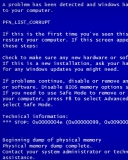 Fondo de pantalla Blue Screen of Death 128x160
