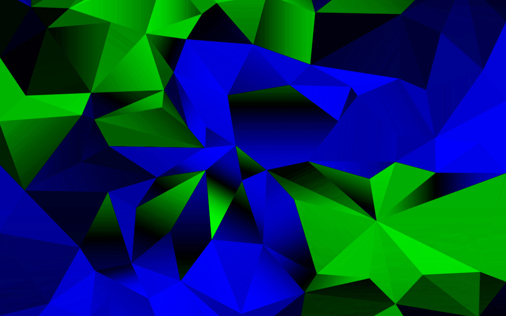 Screenshot №1 pro téma Blue And Green Galaxy S5 1680x1050