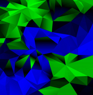 Blue And Green Galaxy S5 - Obrázkek zdarma pro 2048x2048