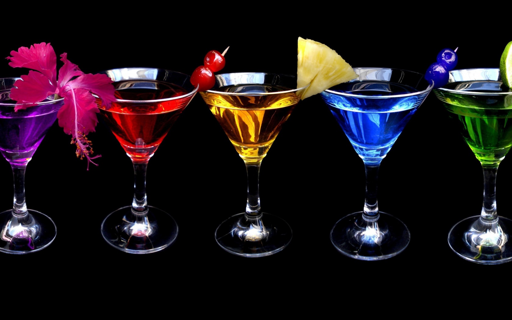 Das Dry Martini Cocktails Wallpaper 1680x1050
