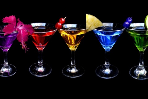 Fondo de pantalla Dry Martini Cocktails 480x320