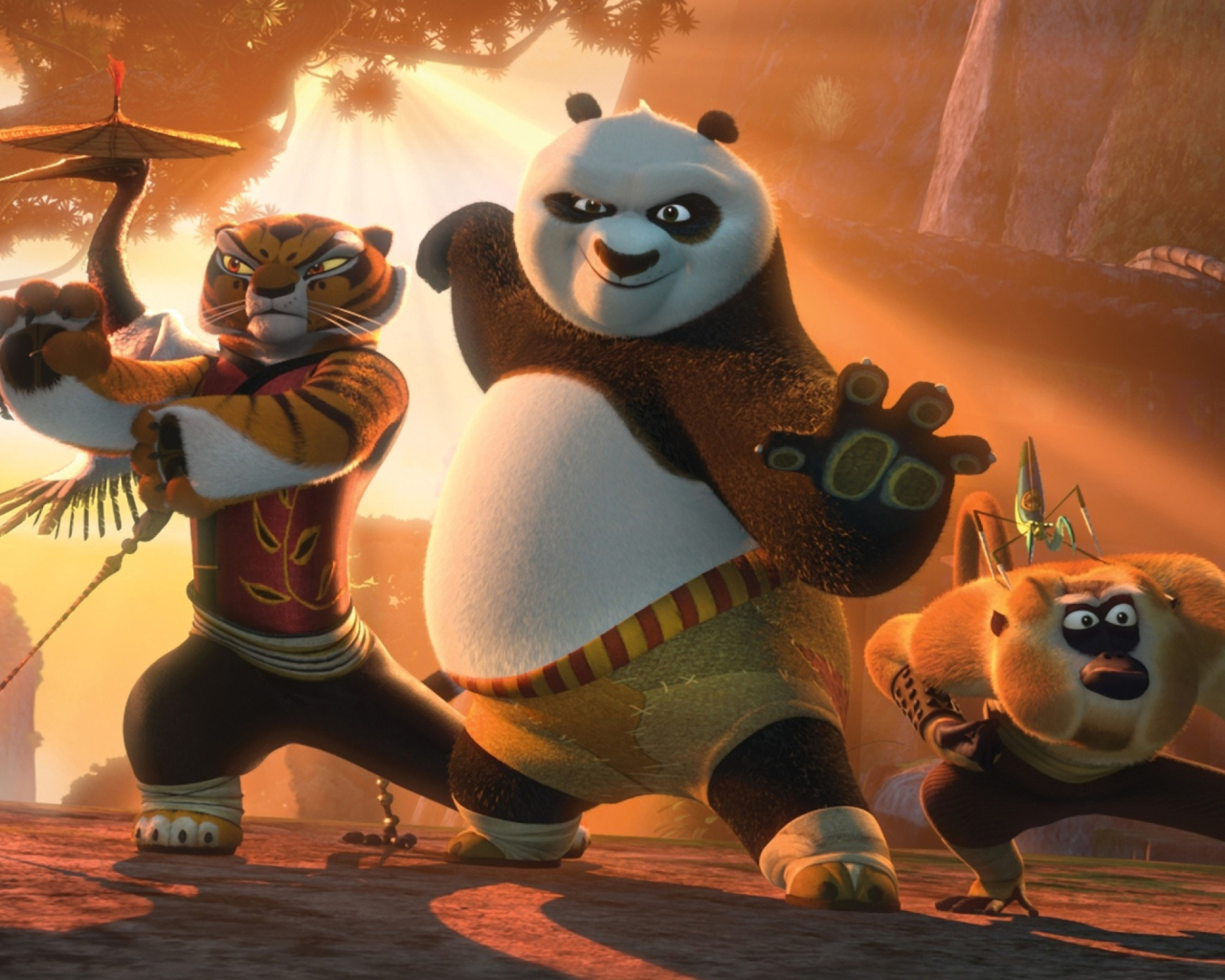 Fondo de pantalla Kung Fu Panda 1280x1024