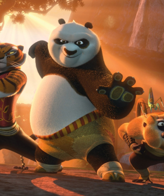 Kung Fu Panda - Obrázkek zdarma pro 320x480