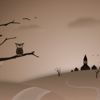 Owl - Obrázkek zdarma pro iPad Air
