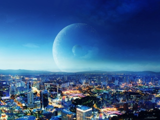 City Night Fantasy screenshot #1 320x240