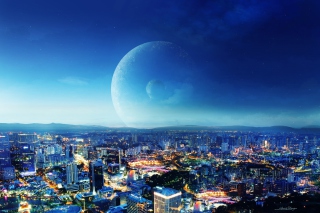 City Night Fantasy - Obrázkek zdarma pro Android 1080x960