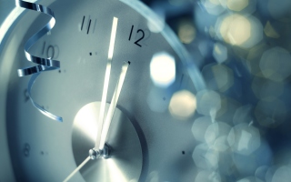 New Year Clock Wallpaper for Android, iPhone and iPad