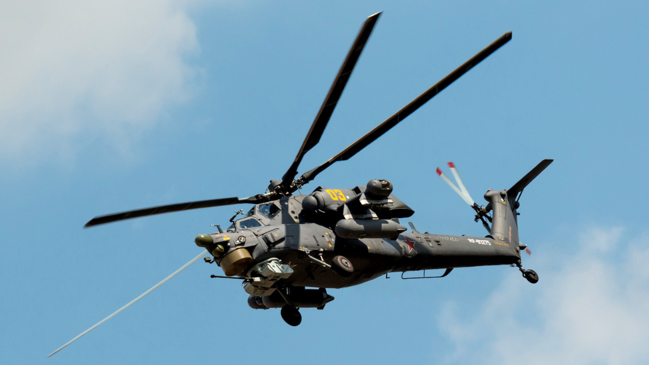Fondo de pantalla Mil Mi-28 Havoc Helicopter 1280x720