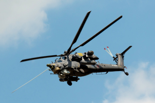 Mil Mi-28 Havoc Helicopter Background for Android, iPhone and iPad