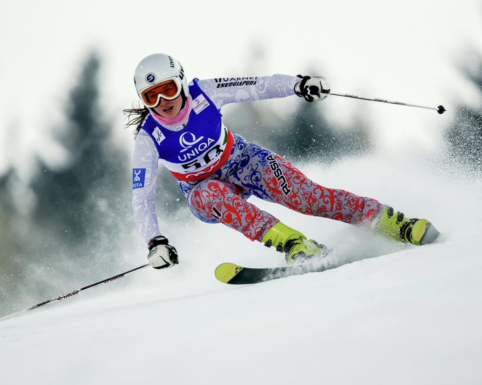 Fondo de pantalla Skiing XXII Olympic Winter Games 1600x1280