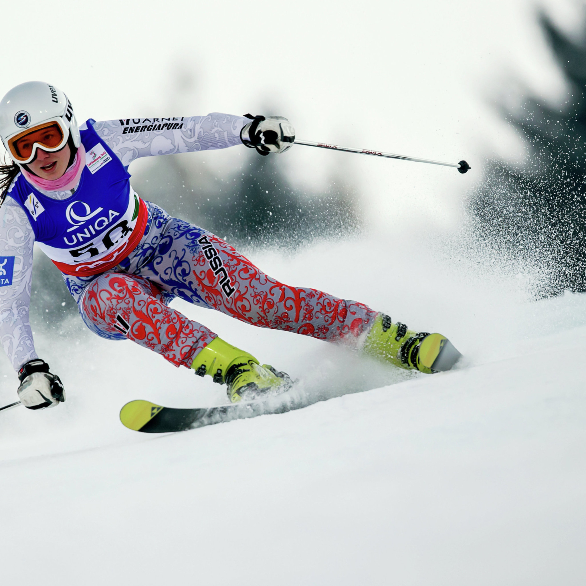 Fondo de pantalla Skiing XXII Olympic Winter Games 2048x2048