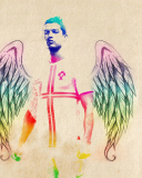 Cristiano Ronaldo Angel wallpaper 128x160