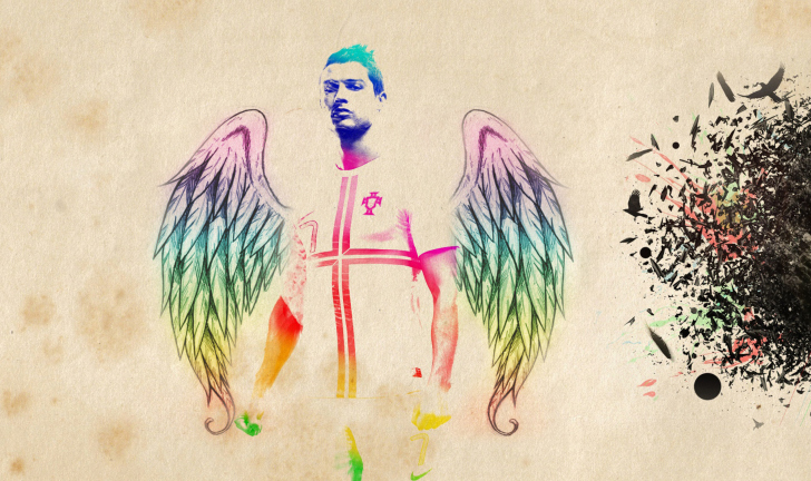 Das Cristiano Ronaldo Angel Wallpaper