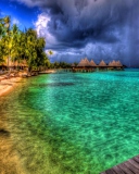 Das Bora Bora Beach In Paynes Bay Wallpaper 128x160