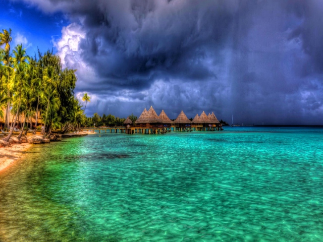 Bora Bora Beach In Paynes Bay screenshot #1 640x480